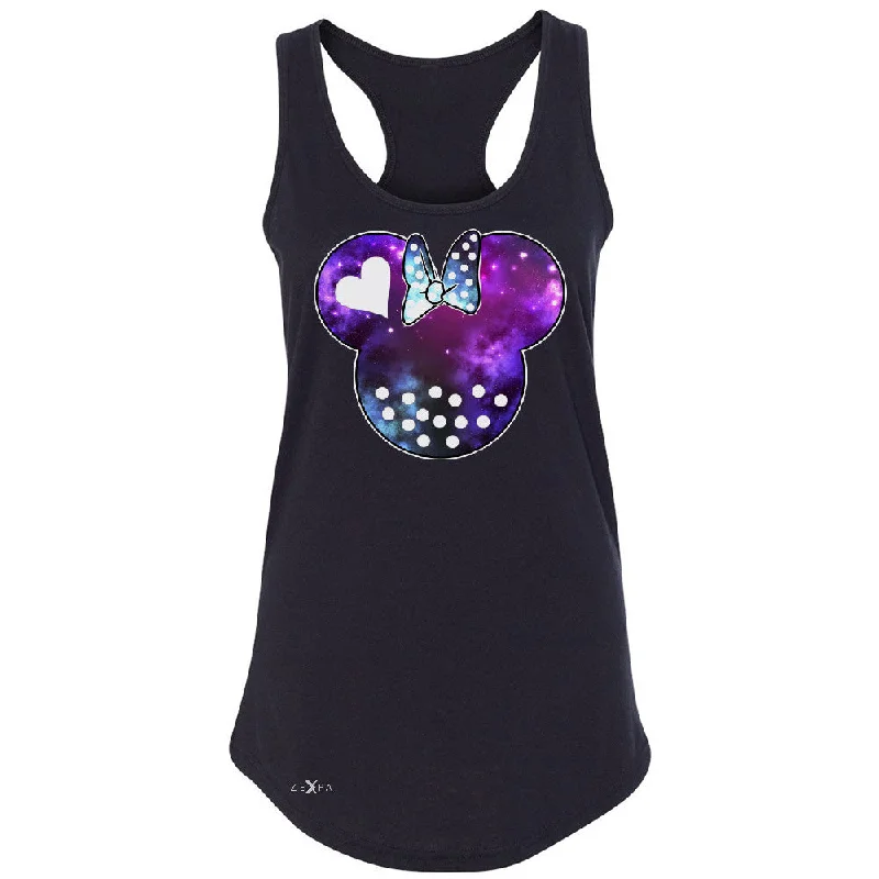 Zexpa Apparelâ„¢ Galaxy Lady Cartoon Head Women's Racerback Couple Shirt Gift Sleeveless Plaid T-Shirt Polka Dot Checkered Zexpa Apparelâ„¢ Galaxy Lady Cartoon Head Women's Racerback Couple Shirt Gift Sleeveless Plaid T-Shirt Polka Dot Checkered
