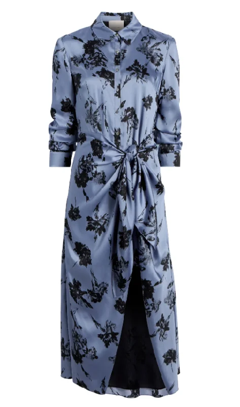 Cinq à Sept Cool Carnation Jacey Dress - Rustic Blue Multi