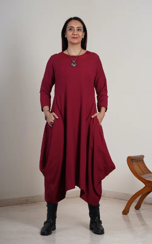 Cowl Dress