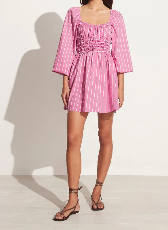 Faithfull the Brand Paloma Mini Dress - FINAL SALE Fashionable Pleated Mini Dress