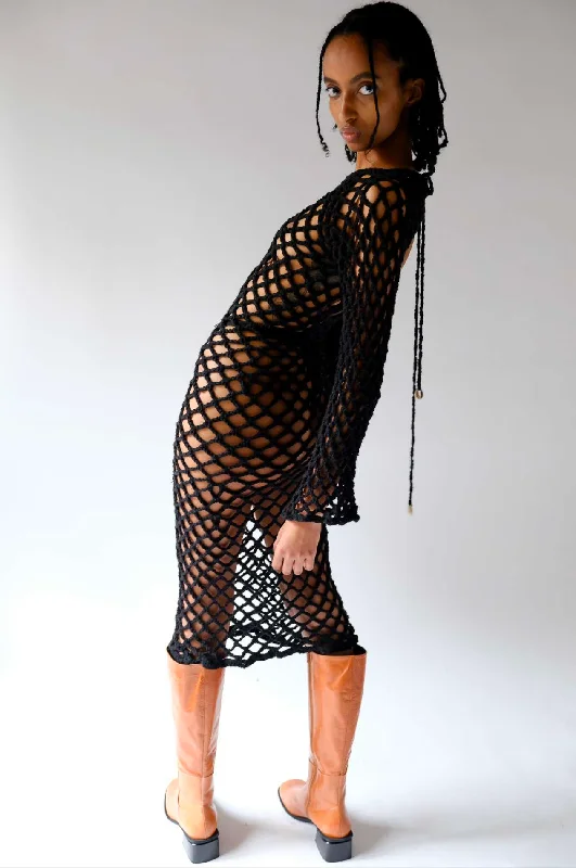 High Priestess Dress in Black