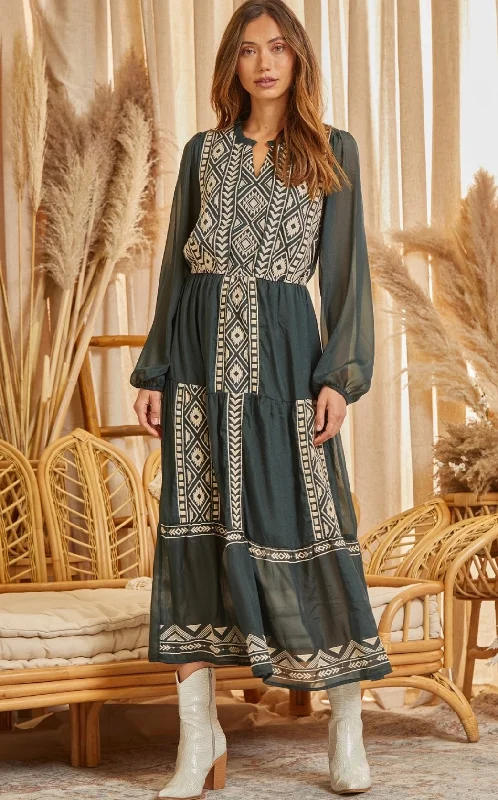 Hunter Embroidered Dress