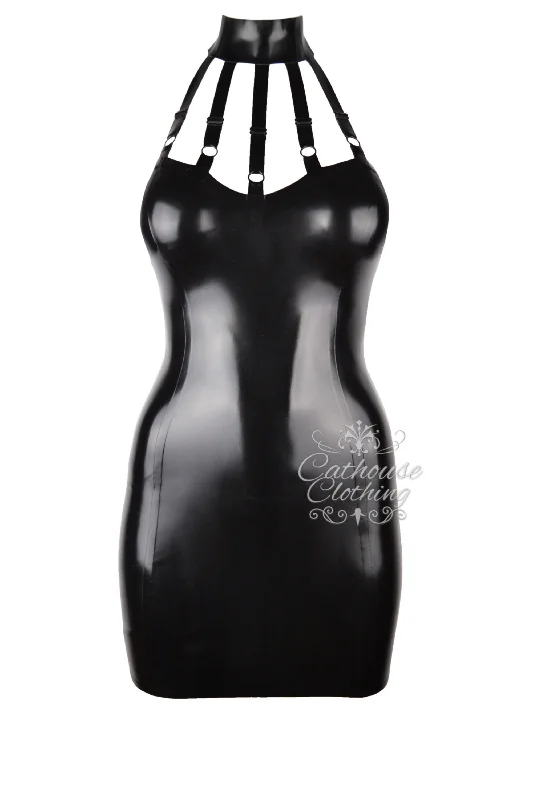 Latex strap Lily dress
