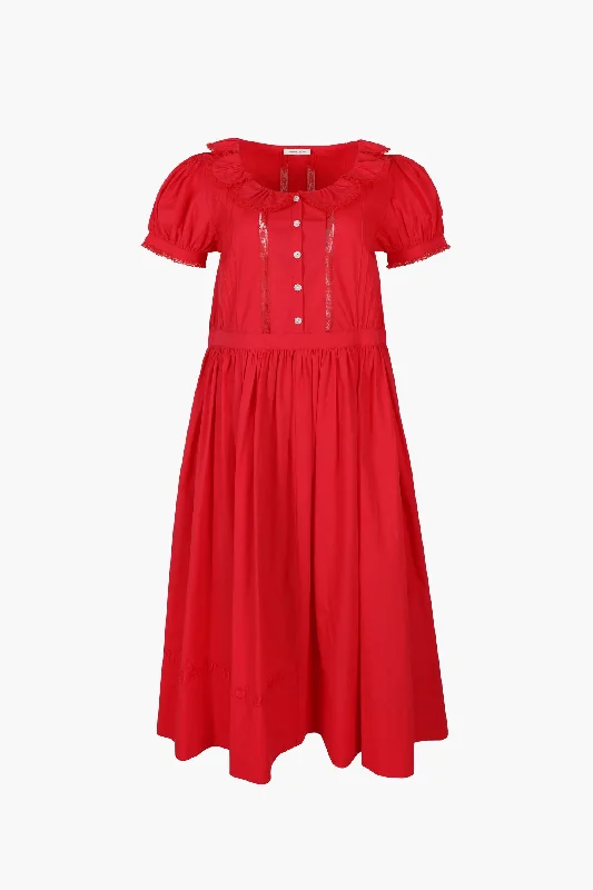 Middy Dress in Red