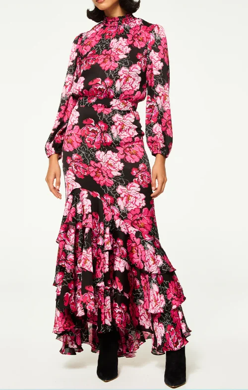 Misa Audrey Dress - Pink Peony