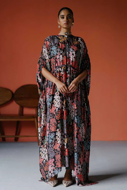 Printed Noche Kaftan Dress