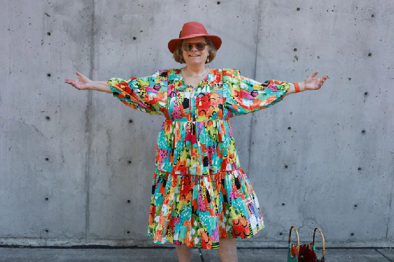 Orientique Alanya Boho 3/4 sleeve Dress