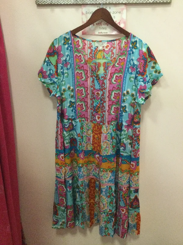 Orientique Button Up Layer Dress