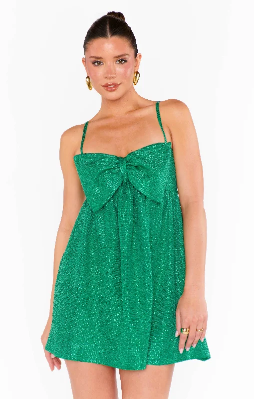 Show Me Your Mumu Best Bow Dress - Green Confetti