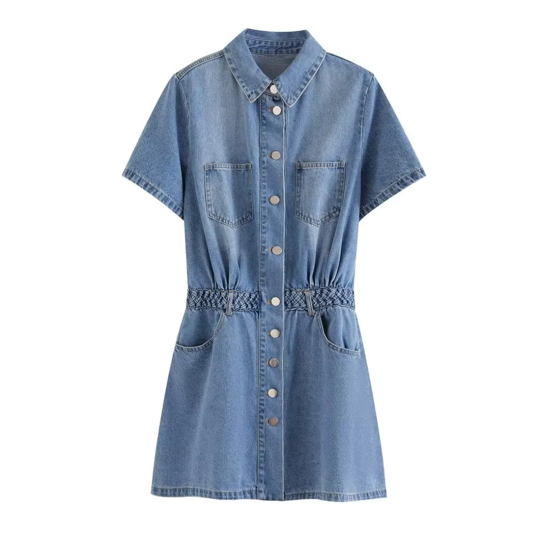 Summer Denim Blue Dress
