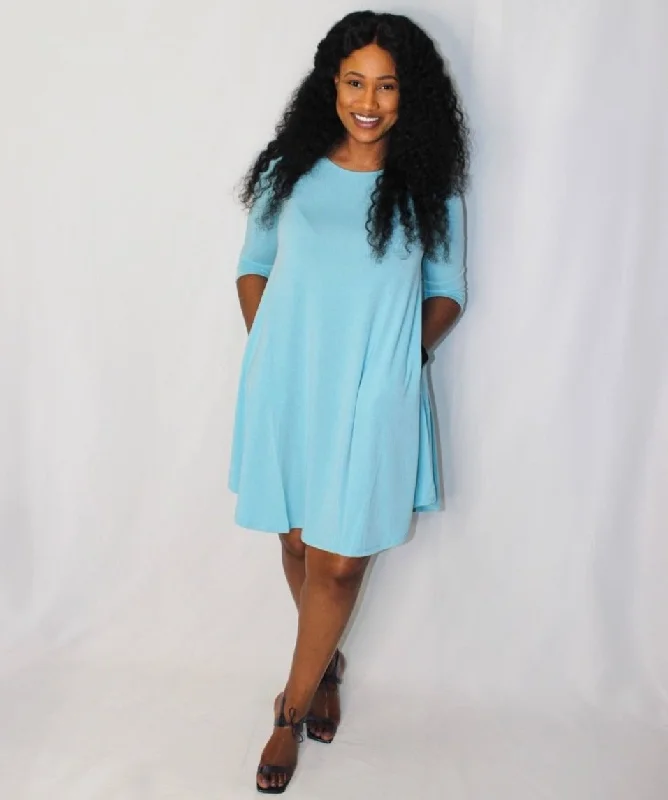 Milky Blue-Flirty Girl Dress