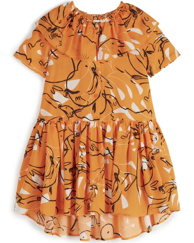 WOLF AND RITA "An Ode To Summer" GRAÇA MOBILES DRESS