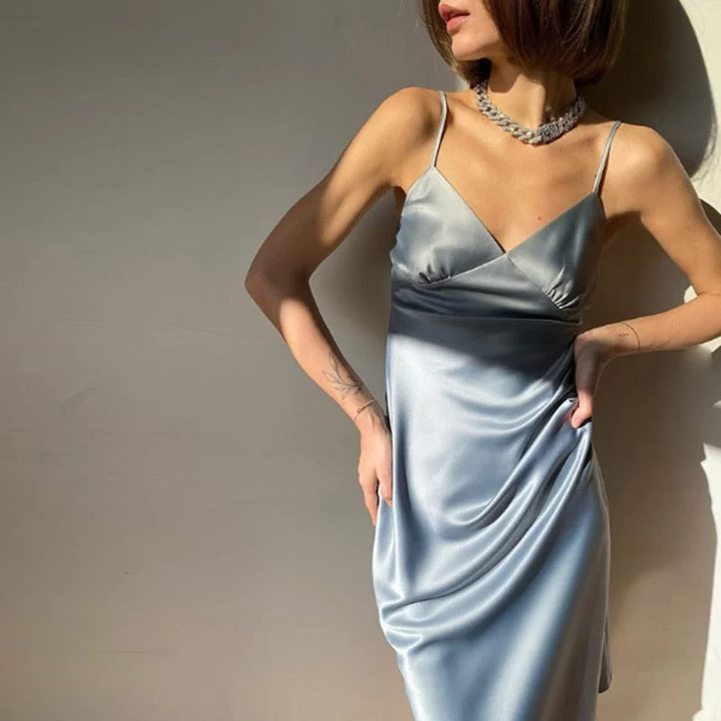 Women Satin Dress