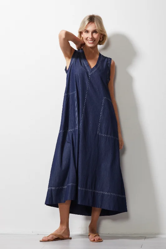 Z&P DENIM DRESS - DENIM