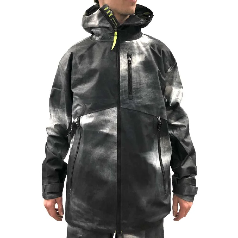 3L Shelter Snowboard Jacket Denim Fabric Leather Fabric Suede Fabric
