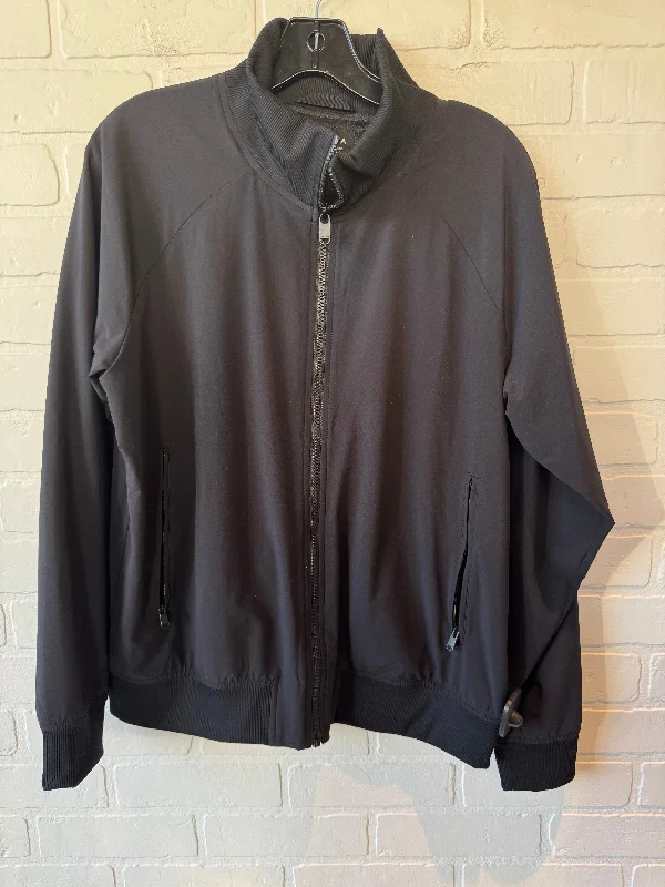 Athletic Jacket By Athleta In Black, Size: L Mesh Jacket Canvas Jacket Denim Jacket