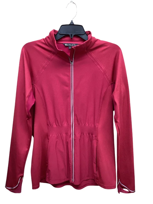 Athletic Jacket By Athleta In Pink, Size: M Wool Fabric Cashmere Fabric Tweed Fabric Athletic Jacket By Athleta In Pink, Size: M Wool Fabric Cashmere Fabric Tweed Fabric