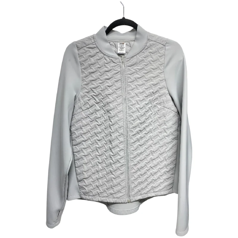 Athletic Jacket By Avia In Grey, Size: M Fitted Jacket Loose Jacket Oversized Jacket Athletic Jacket By Avia In Grey, Size: M Fitted Jacket Loose Jacket Oversized Jacket