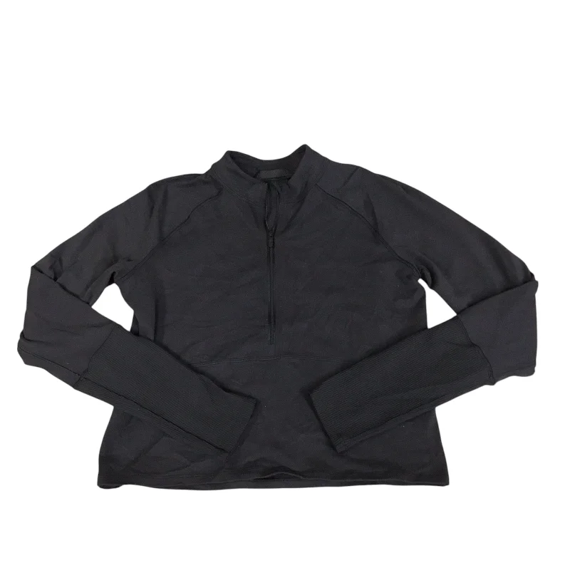 Athletic Jacket By Lululemon In Black, Size: Xs Stand-Up Collar Roll-Neck Collar Turtle Neck Athletic Jacket By Lululemon In Black, Size: Xs Stand-Up Collar Roll-Neck Collar Turtle Neck