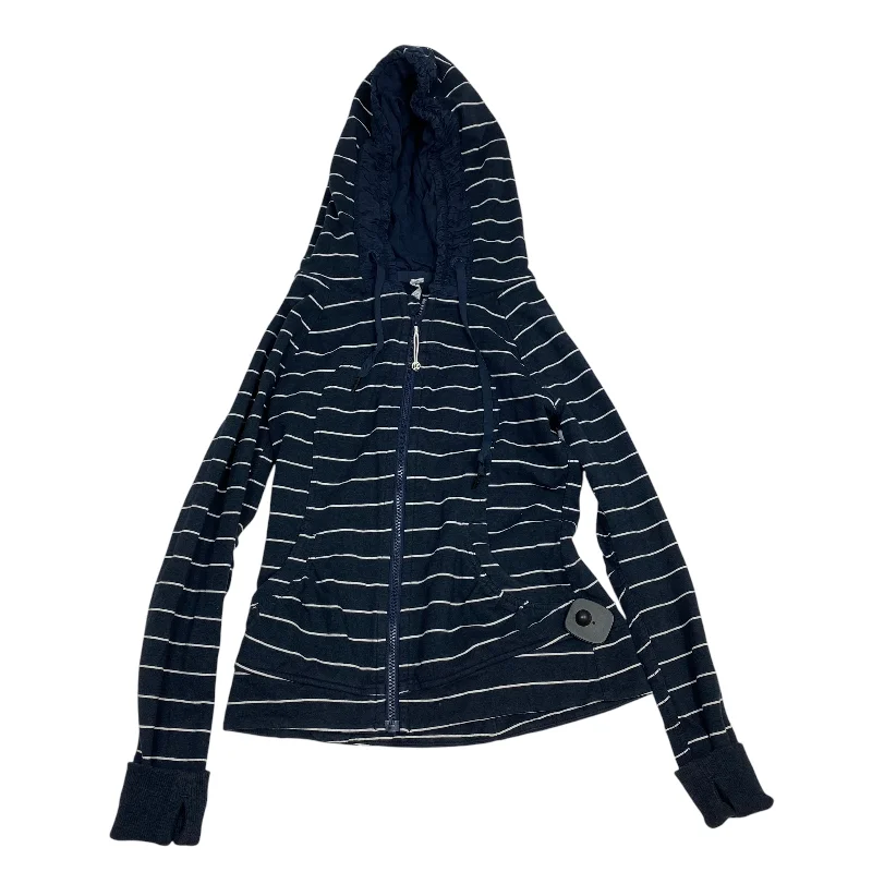 Athletic Jacket By Lululemon In Navy, Size: S Welt Pockets Slit Pockets Flap Pockets Athletic Jacket By Lululemon In Navy, Size: S Welt Pockets Slit Pockets Flap Pockets