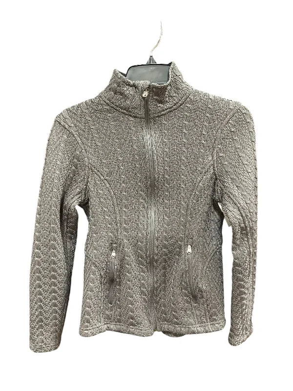 Athletic Jacket By Spyder In Grey, Size: S Chenille Jacket Brocade Jacket Lace Jacket Athletic Jacket By Spyder In Grey, Size: S Chenille Jacket Brocade Jacket Lace Jacket