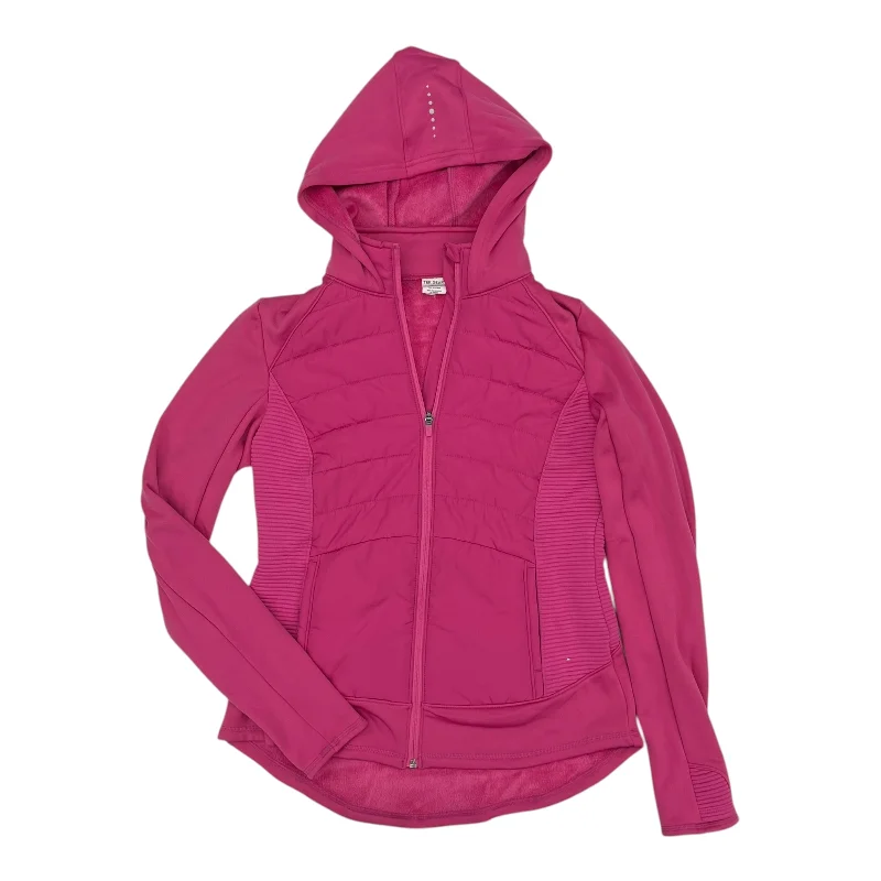 Athletic Jacket By Tek Gear In Pink, Size:M Tiered Jacket Buttoned Jacket Zippered Jacket Athletic Jacket By Tek Gear In Pink, Size:M Tiered Jacket Buttoned Jacket Zippered Jacket