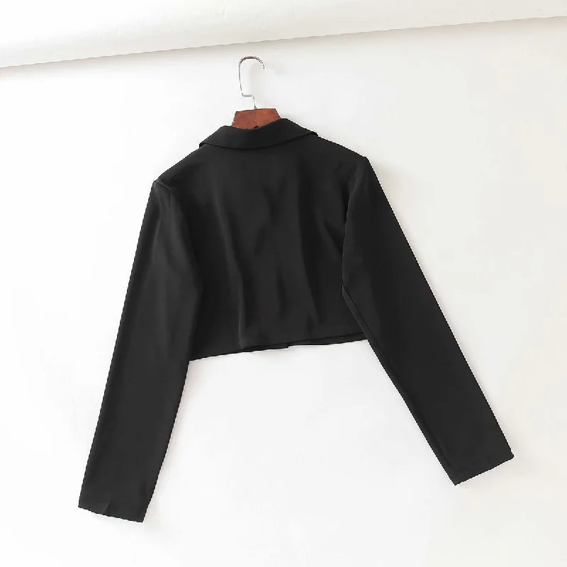 autumn short personalized lapel short shirt single breasted jacket 1383 Anorak Shell Jacket Lightweight Jacket autumn short personalized lapel short shirt single breasted jacket 1383 Anorak Shell Jacket Lightweight Jacket