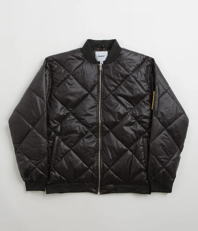Butter Goods Temperature Bomber Jacket - Black Mesh Jacket Canvas Jacket Denim Jacket Butter Goods Temperature Bomber Jacket - Black Mesh Jacket Canvas Jacket Denim Jacket