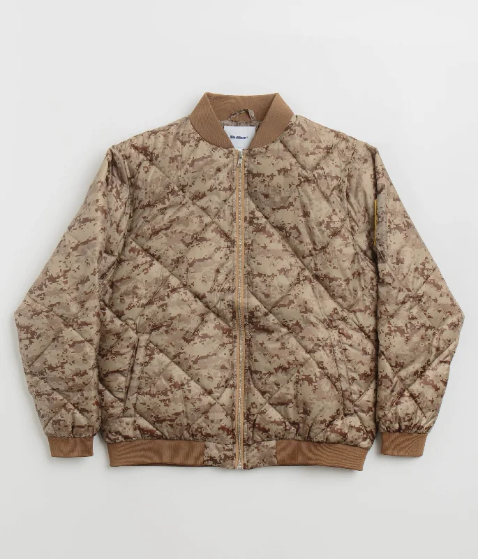 Butter Goods Temperature Bomber Jacket - Digital Camo Print Jacket Jacquard Jacket Patchwork Jacket Butter Goods Temperature Bomber Jacket - Digital Camo Print Jacket Jacquard Jacket Patchwork Jacket