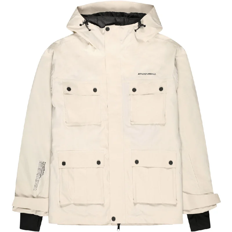 Cargo 2L Snowboard Jacket Zippered Jacket Buttoned Jacket Snapped Jacket