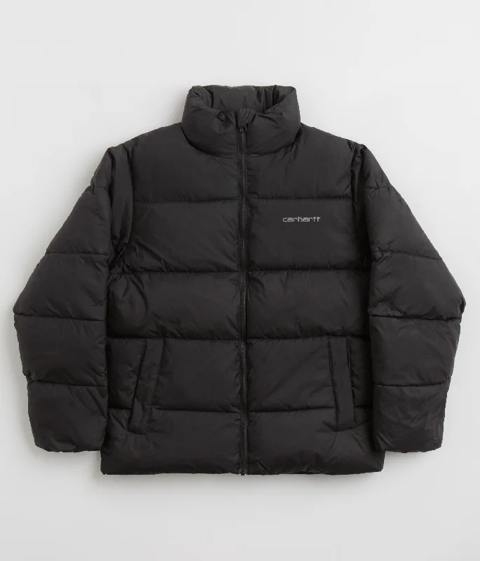 Carhartt Springfield Jacket - Black / Misty Grey Rayon Fabric Velvet Fabric Corduroy Fabric Carhartt Springfield Jacket - Black / Misty Grey Rayon Fabric Velvet Fabric Corduroy Fabric