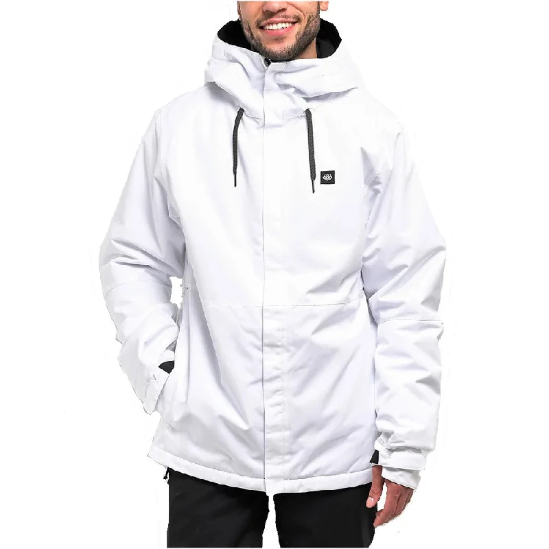 Foundation Snowboard Jacket Zip Front Button Front Snap Front