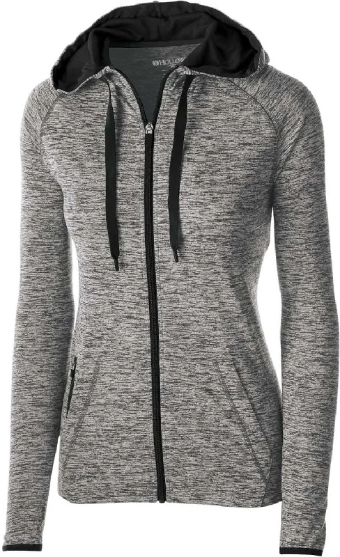 Holloway 222743 Ladies' Force Jacket - Carbon Heather Black Corduroy Jacket Velvet Jacket Brocade Jacket Holloway 222743 Ladies' Force Jacket - Carbon Heather Black Corduroy Jacket Velvet Jacket Brocade Jacket