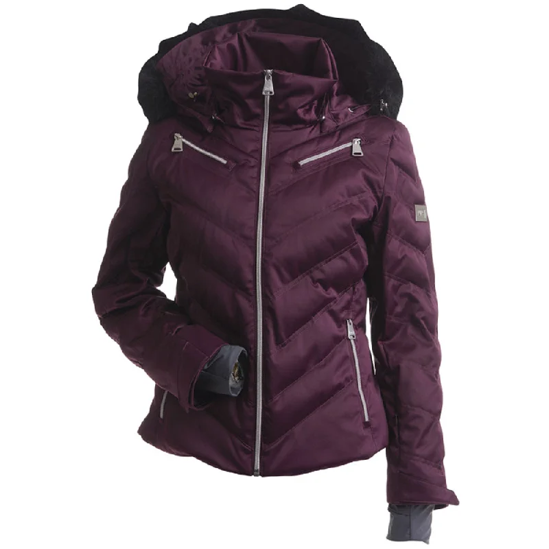 Innsbruck Faux Fur Ski Jacket - Womens Fleece Fabric Down Fabric Feather Fabric