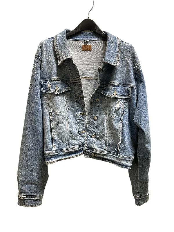 Jacket Denim By Judy Blue In Blue Denim, Size: 3x Quilted Jacket Puffer Jacket Insulated Jacket Jacket Denim By Judy Blue In Blue Denim, Size: 3x Quilted Jacket Puffer Jacket Insulated Jacket