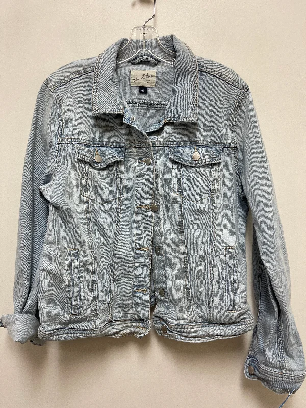Jacket Denim By Universal Thread In Blue Denim, Size: Xl Hooded Jacket Caped Jacket Shawl Collar Jacket Jacket Denim By Universal Thread In Blue Denim, Size: Xl Hooded Jacket Caped Jacket Shawl Collar Jacket