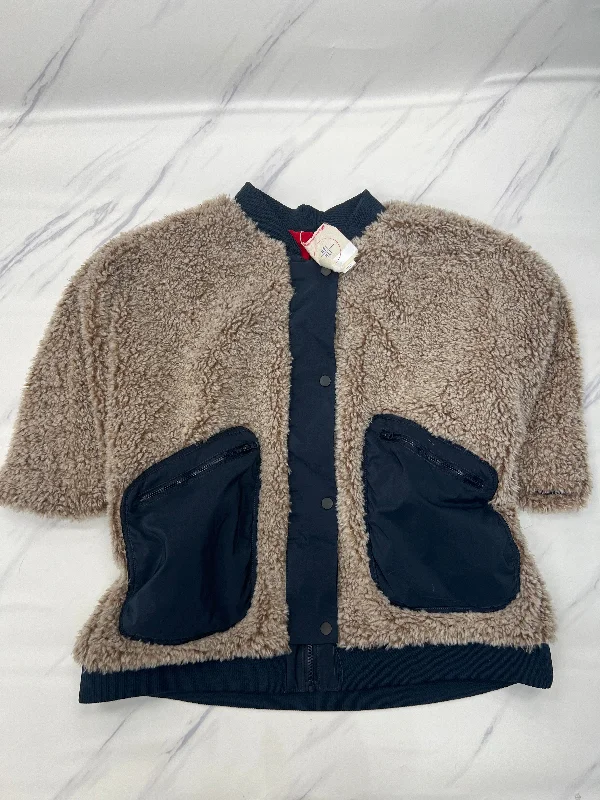 Jacket Faux Fur & Sherpa By Anthropologie In Tan, Size: Xl Faux Fur Fabric Real Fur Fabric Shearling Fabric Jacket Faux Fur & Sherpa By Anthropologie In Tan, Size: Xl Faux Fur Fabric Real Fur Fabric Shearling Fabric