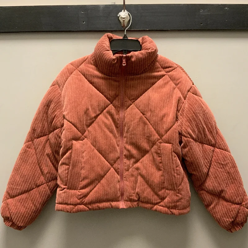 Jacket Other By Love Tree In Pink, Size: S Welt Pockets Slit Pockets Flap Pockets