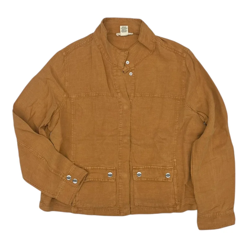 Jacket Shirt By Christian Siriano In Brown, Size:Xl V-Neck Jacket Boat Neck Jacket Square Neck Jacket Jacket Shirt By Christian Siriano In Brown, Size:Xl V-Neck Jacket Boat Neck Jacket Square Neck Jacket