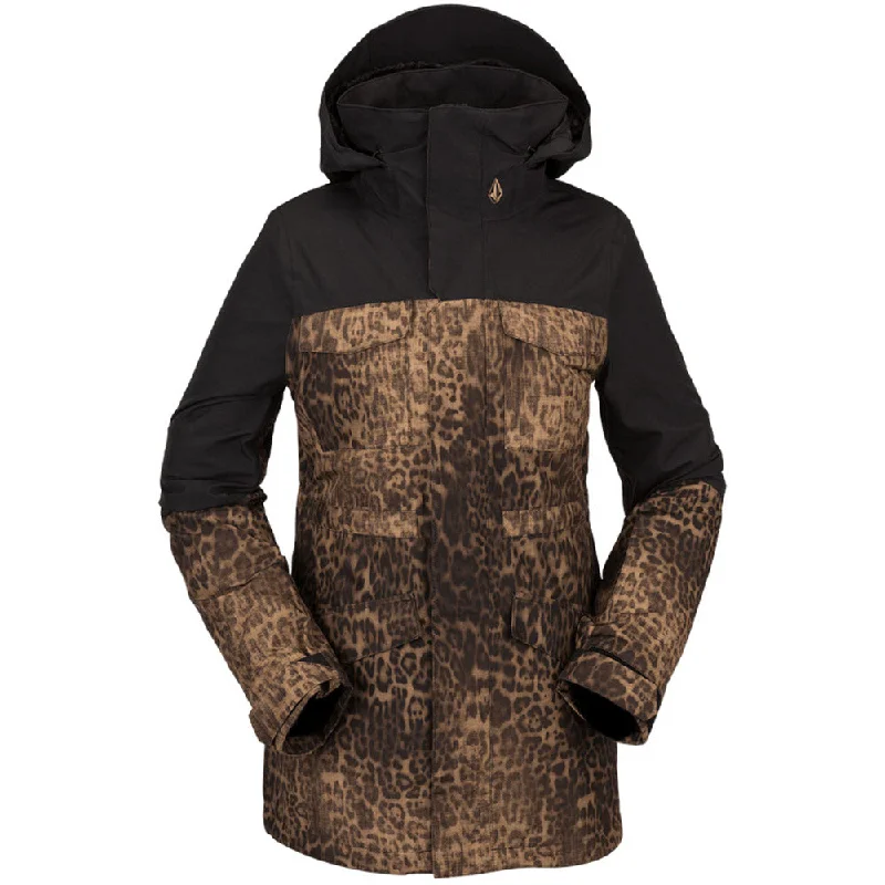 Leda Gore-Tex Snowboard Jacket Ribbed Jacket Pleated Jacket Ruffled Jacket
