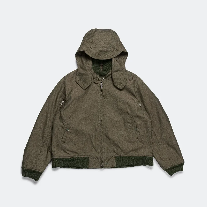 LL Jacket - Olive CP Weather Poplin Insulated Jacket Fitted Jacket Loose Jacket