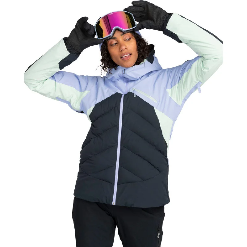 Luna Frost Snowboard Jacket - Womens Hoodie Zip-Up Jacket Button-Up Jacket