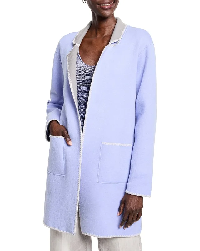 NIC & ZOE Cool Nights Reversible Knit Jacket Jersey Jacket Tulle Jacket Batik Jacket NIC & ZOE Cool Nights Reversible Knit Jacket Jersey Jacket Tulle Jacket Batik Jacket