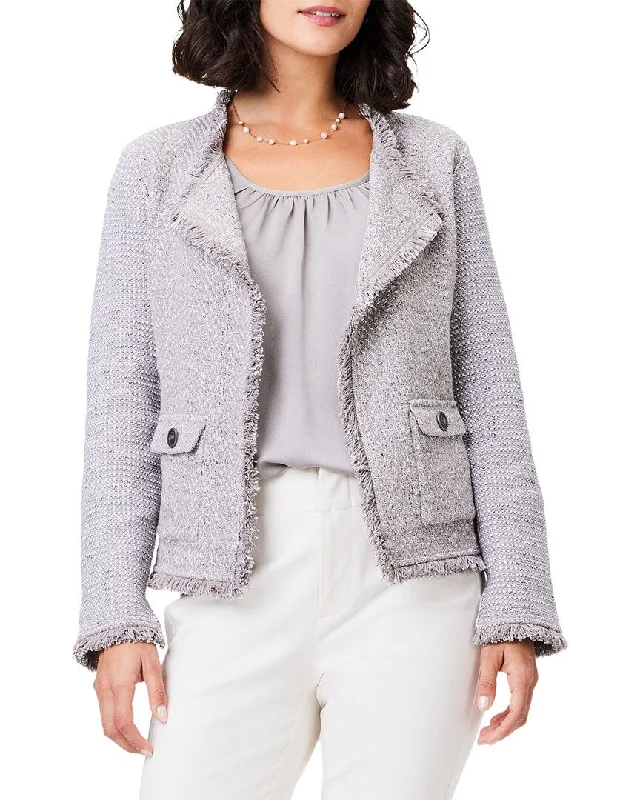 NIC+ZOE Petite Fringe Mix Knit Pocket Jacket Tiered Jacket Buttoned Jacket Zippered Jacket NIC+ZOE Petite Fringe Mix Knit Pocket Jacket Tiered Jacket Buttoned Jacket Zippered Jacket