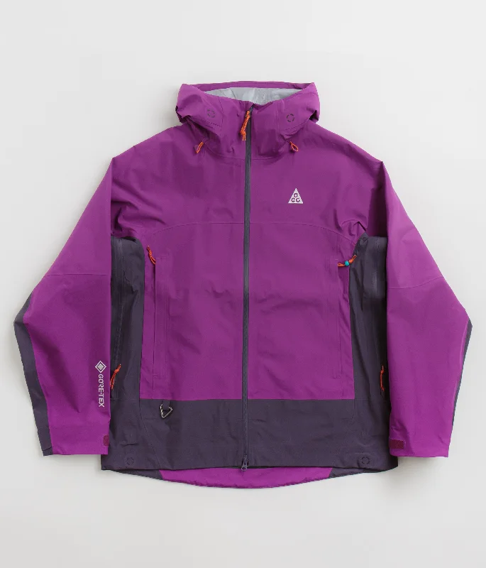 Nike ACG Misery Ridge Jacket - Bold Berry / Dark Raisin / Summit White Zip Front Button Front Snap Front Nike ACG Misery Ridge Jacket - Bold Berry / Dark Raisin / Summit White Zip Front Button Front Snap Front