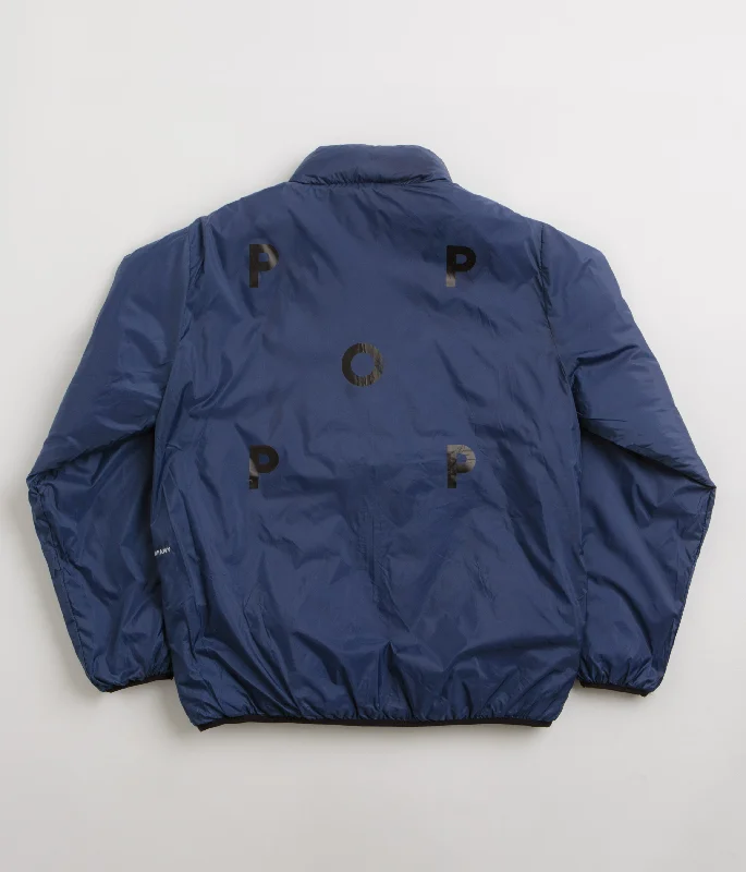 Pop Trading Company Quilted Reversible Jacket - Black Faux Fur Jacket Real Fur Jacket Shearling Jacket Pop Trading Company Quilted Reversible Jacket - Black Faux Fur Jacket Real Fur Jacket Shearling Jacket