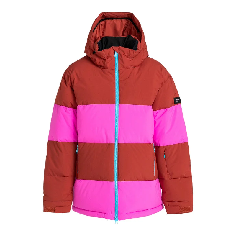Roxy X Rowley Block Puffer Snowboard Jacket - Womens Cardigan Sweater Pullover