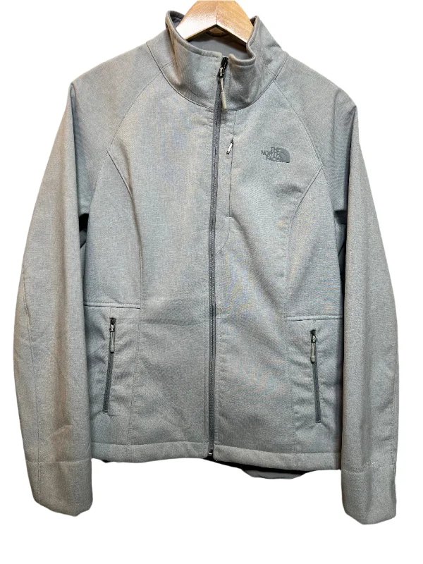The North Face Women's Light Grey Jacket (Size L) Plaid Jacket Tartan Jacket Houndstooth Jacket The North Face Women's Light Grey Jacket (Size L) Plaid Jacket Tartan Jacket Houndstooth Jacket