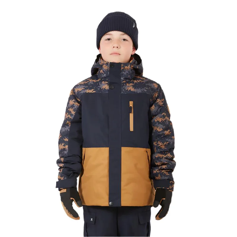 Theo Ski Jacket - Kids Toggled Jacket Drawstring Jacket Belted Jacket