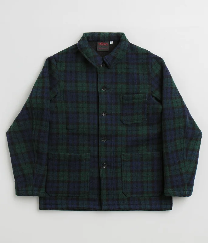Vetra No.4 Melton Workwear Jacket - Blackwatch Satin Jacket Silk Jacket Chiffon Jacket Vetra No.4 Melton Workwear Jacket - Blackwatch Satin Jacket Silk Jacket Chiffon Jacket